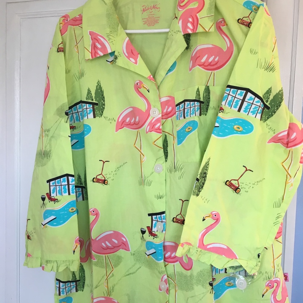 2XL pajama set.  Never worn. Nick and Nora.